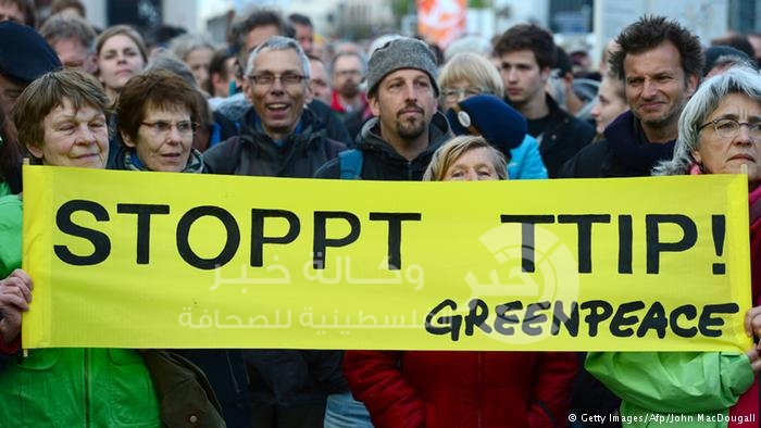 ألمانيا: احتجاجات ضد اتفاقية التبادل التجاري الحر