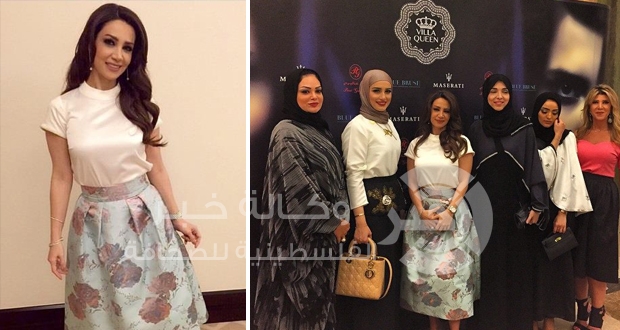 ديانا حداد بإطلالة أنيقة وراقية في الدوحة – بالصور