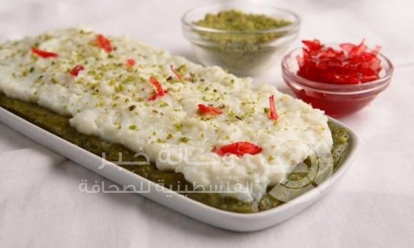 فستق مدّ بالقشطة قليل السعرات الحرارية