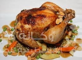 بالفيديو- دجاج وخضراوات بالفرن