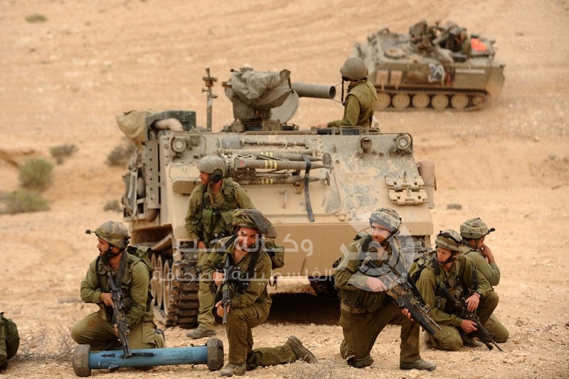 الاحتلال يجري تدريبات واسعة في محيط غزة