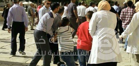 بالفيديو والصور المستوطنون يعتدون على الحراس والمصلين داخل المسجد الأقصى