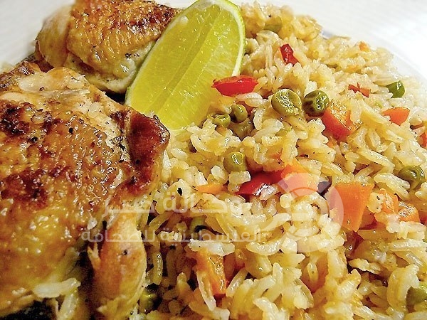 أرز بالخضروات