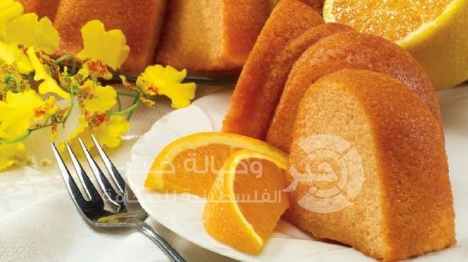 كيك بعصير برتقال