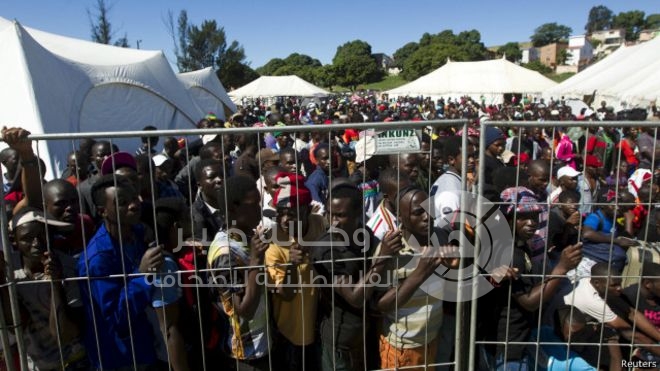 جاكوب زوما رئيس جنوب أفريقيا يتعهد بوقف الهجمات على الأجانب