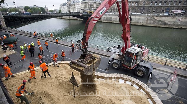 بالصور.. احتجاجات فرنسية ضد إطلاق اسم "تل ابيب" على شاطئ باريسي