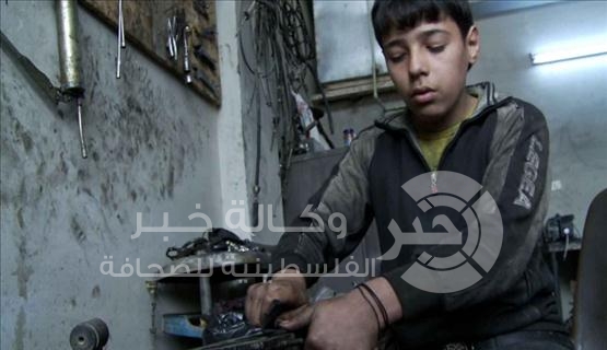 في يوم الطفل الفلسطيني:65 ألف عامل تحت سن 17 عام