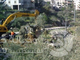 بيت جالا: الاحتلال يجدد أعمال بناء جدار الفصل ويضم مئات الدونمات