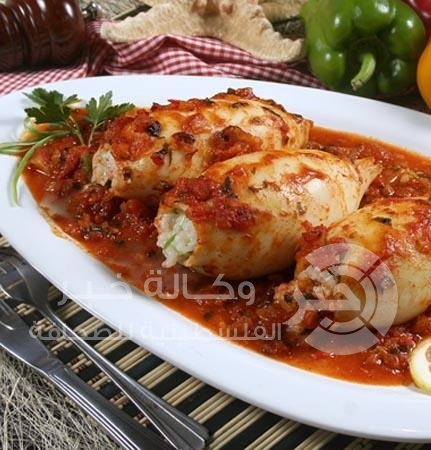 حبار "كاليماري" محشي