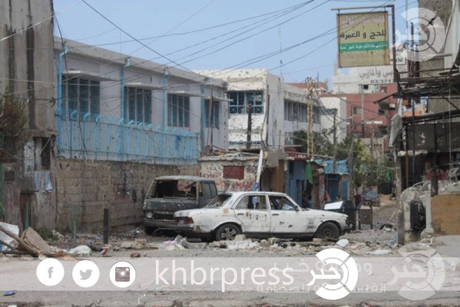 بالصور : بعد أربعة شهداء .. هدوء حذر يسود مخيم عين الحلوة "دمار وخراب هائل"