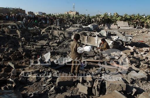 “عاصفة الحزم” تقصف معسكرا مواليا للحوثيين شمالي صنعاء