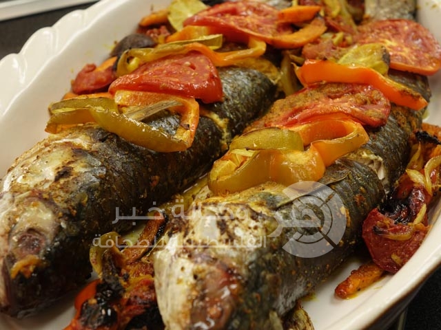 سمك بوري محشي