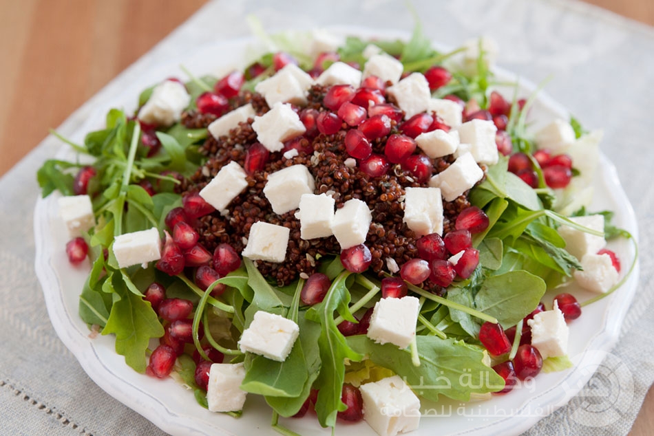 طريقة  عمل سلطة الجرجير
