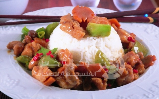 الدجاج مع الكاجو