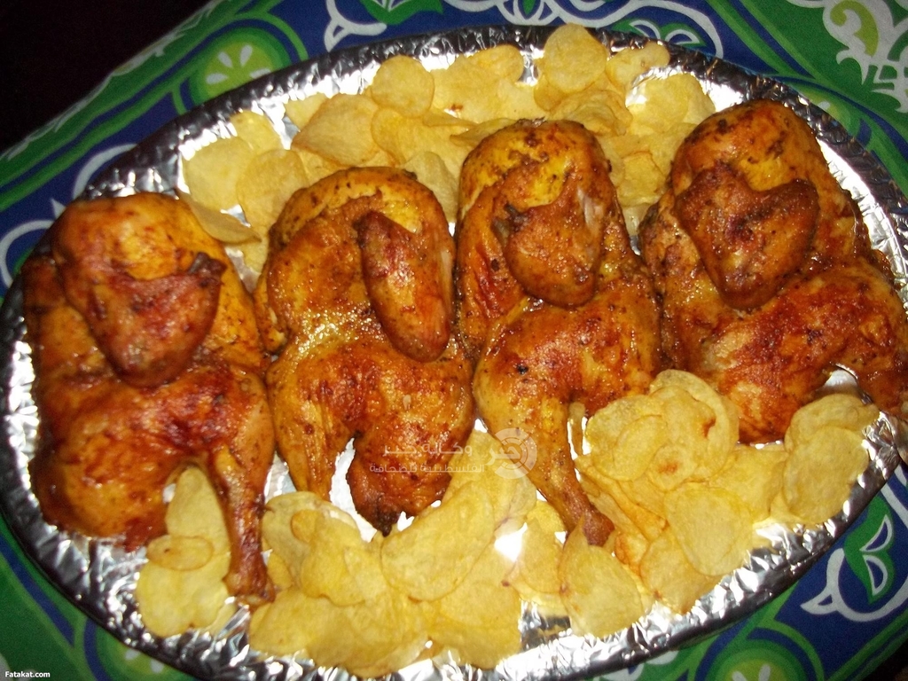 طريقة تحضير الدجاج المحمر