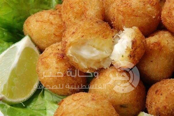 طريقة تحضير كرات الجبنة بالصور