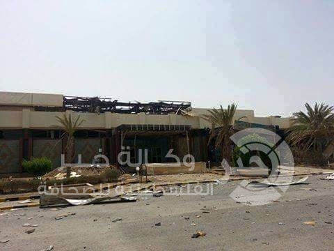 غالبية مطار عدن بيد المقاومة والتحالف يواصل غاراته