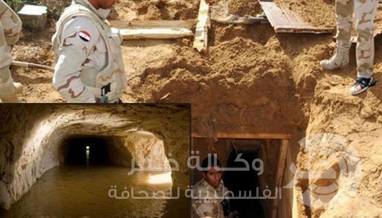 مصر تعلن تدمير 31 نفقا على حدود غزة الشهر الماضي