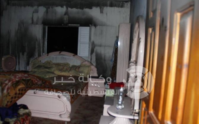 بالصور : داخلية غزة تكشف لغز حريق عائلة أبو نحلة برفح
