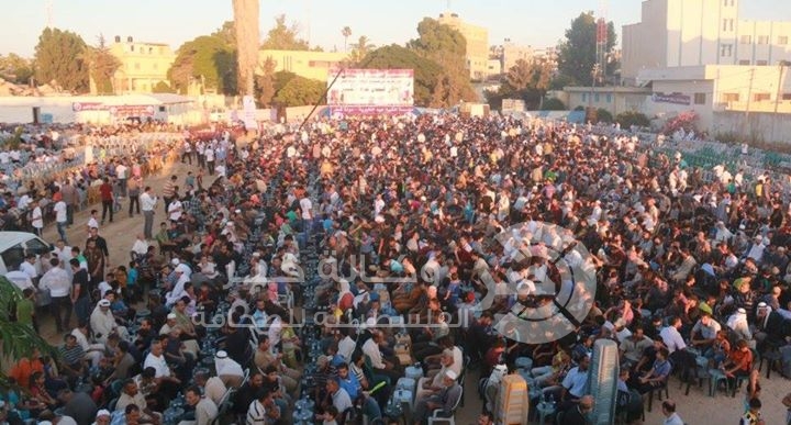 بالفيديو والصور : ماذا حدث بالأمس في الإفطار الجماعي في غزة وقطر تنفي علاقتها فيه