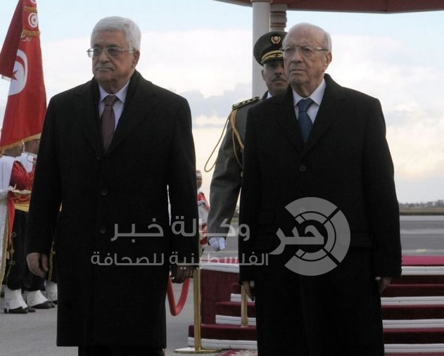 عباس يلتقي نظيره التونسي قبل التوجه لروما