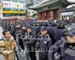 شرطة كوريا الجنوبية تشتبك مع محتجين بشأن كارثة عبارة