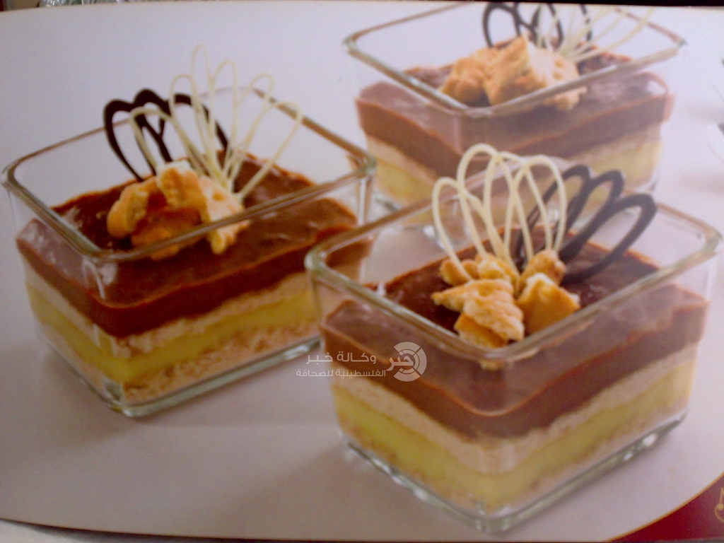 طريقة تحضير طبقات الكاسترد بالبسكويت