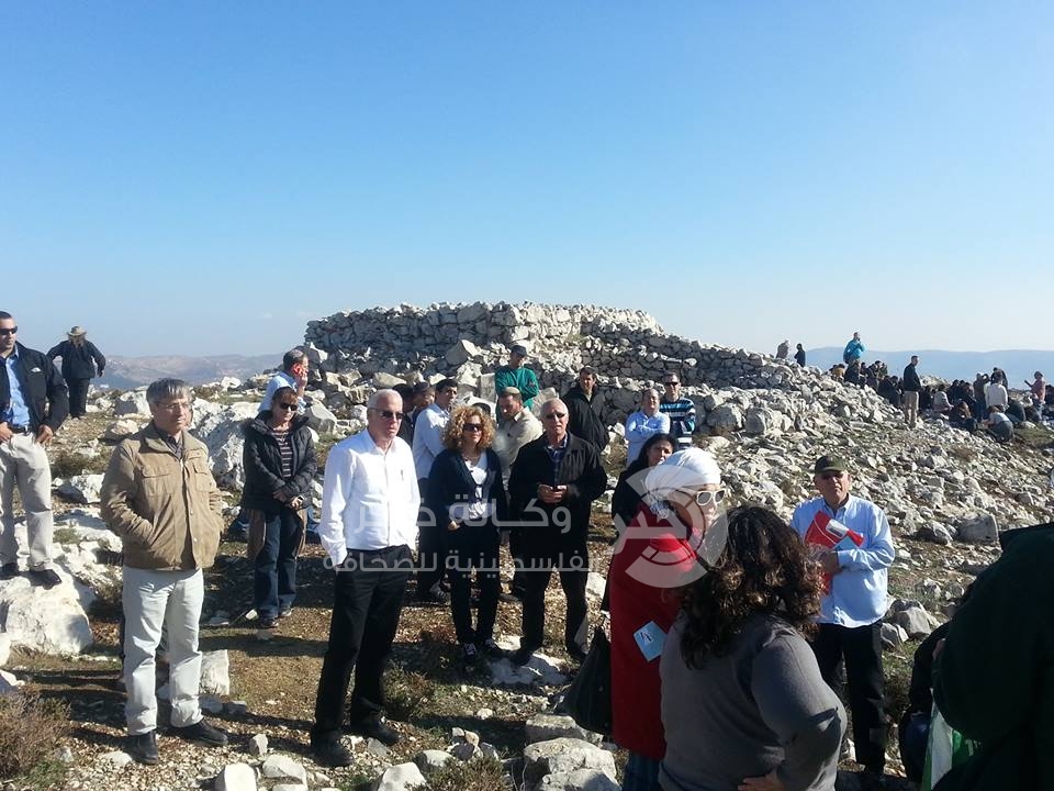 "أريئيل" يتعهد بفتح جبل "عيبال" أمام المستوطنين