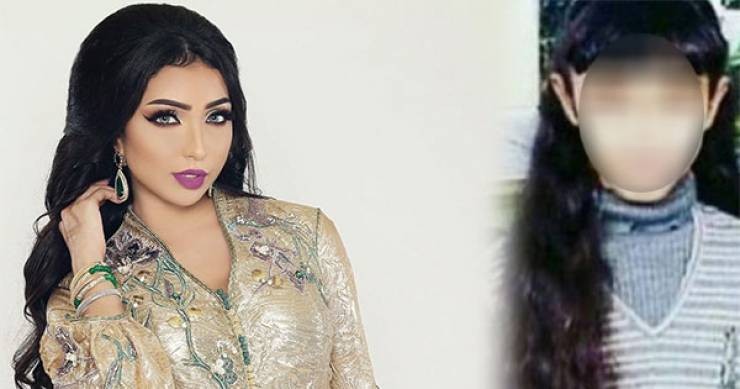 بالصورة  : دنيا بطمة في مراهقتها تثير جدلاً واسعاً