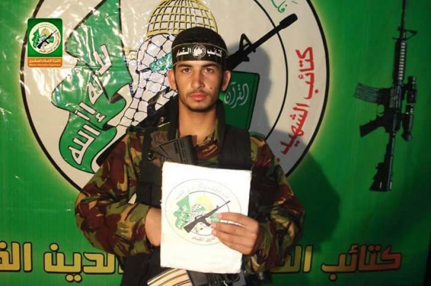 بالصور: وفاة قائد قسامي إثر حادث سير في خانيونس