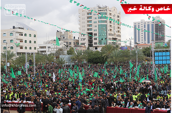 بالفيديو: ماذا قالت قيادات حركة حماس لـ"خبر" خلال إحياء ذكرى انطلاقتها بغزة؟!