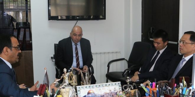 النائب العام يبحث التعاون المشترك مع وفد من النيابة الصينية