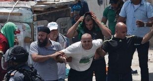 الاحتلال يعتدي على أحد حراس الأقصى وسياح أتراك