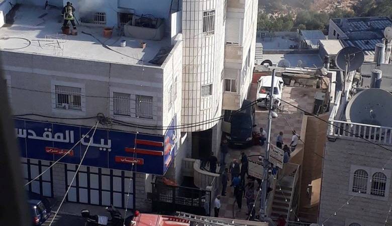 مصرع طفل إثر حريق نشب بمنزله بالقدس
