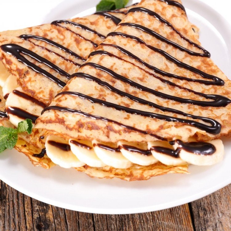 طريقة تحضير كريب بالشوكولاتة و الموز