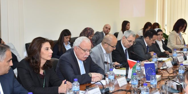 افتتاح أعمال اللجنة الفلسطينية الأوروبية برام الله
