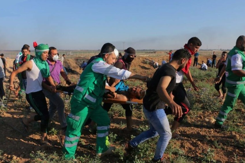 الهيئة الوطنية تتخذ إجراءات لتقليل الخسائر في مسيرات العودة
