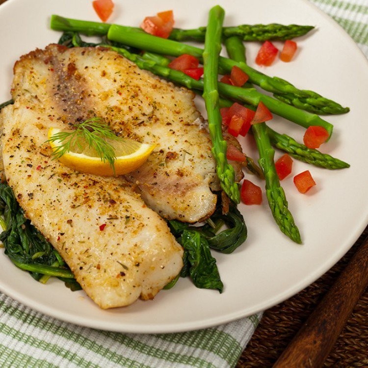 فيليه سمك بالفرن