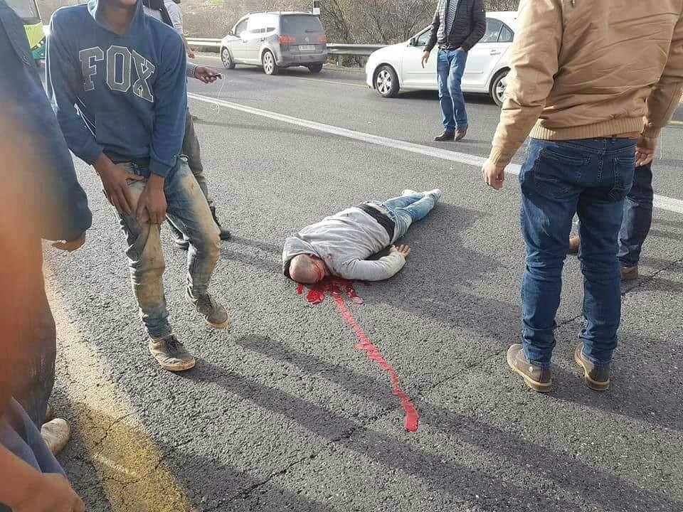 بالصور: وفاة شاب فلسطيني دهسه باص "إسرائيلي" في بيت لحم